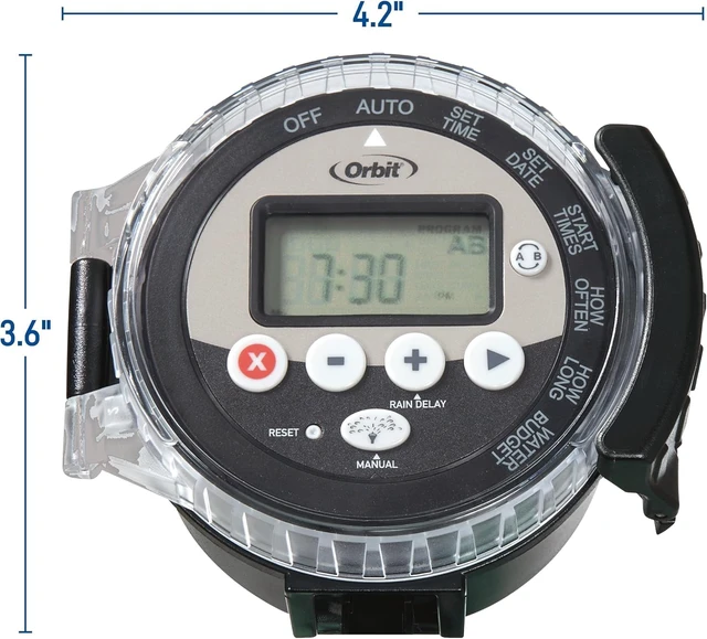 Alt view image 3 of 7 - 57865 Battery-Operated Sprinkler Timer, 2-Pack Convenient Automated Watering Device (2 Total Timers)