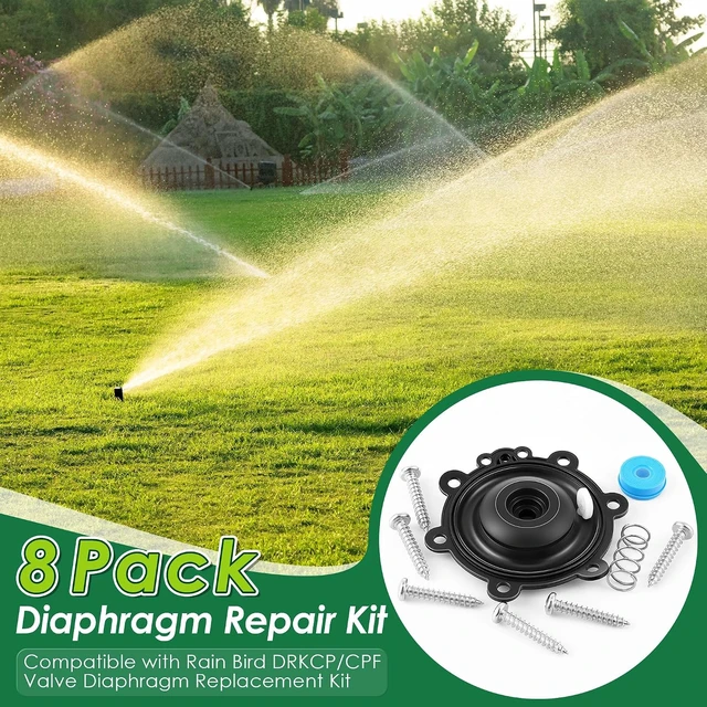 Alt view image 2 of 7 - Rain Bird DRKCP/CPF Compatible Diaphragm Repair Kit (8 Pack)