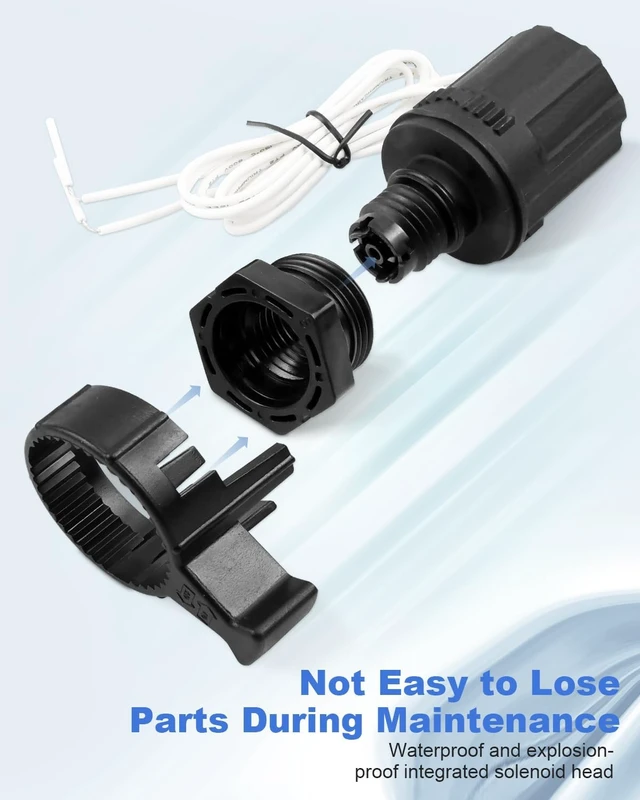 Alt view image 7 of 7 - 236239 Solenoid Repair Kit, 2 Pack Replacement for HydroRain & Rain Bird Sprinkler System PEB, PGA, EFB-CP, BPE, BPES & GB Valves