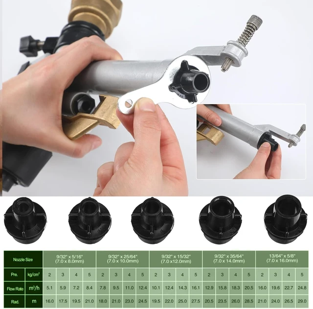 Alt view image 3 of 6 - 1-1/2" Agriculture Farm Irrigation Sprinkler Spray Gun Heads