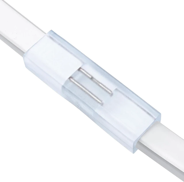 Alt view image 5 of 6 - BiLume 2700K 2-Pin I-Shape LED Neon Rope Light Connectors, 10 Sets