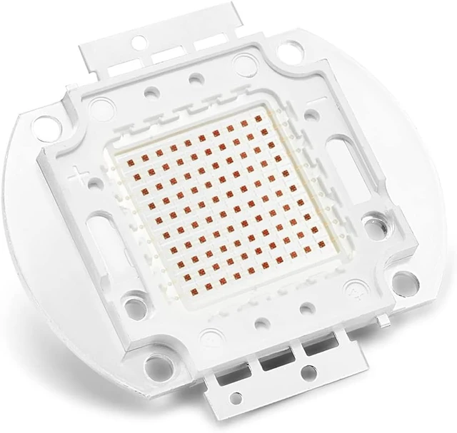 Alt view image 7 of 7 - 100W High Power Deep Red LED Plant Grow Light Chip, 650nm-660nm