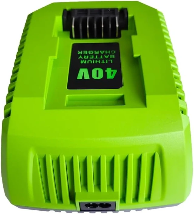 Alt view image 3 of 6 - 40V 2A Replacement Battery Charger for Greenworks 40V Li-ion Batteries 29482 29462 29472 2901319 2938302 BAF702 L-300 BAF704 BAF705 & G-MAX Tools 29252 20202 22262