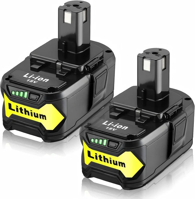 Main image of 2 Pack 108000mWh High Capacity Upgrade for Ryobi 18V Battery, Compatible with Ryobi 18V ONE+ Cordless Tools & Charger