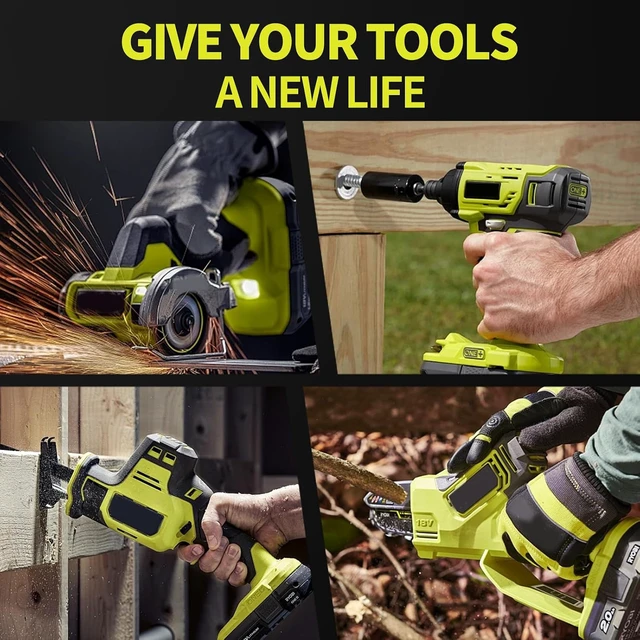 Alt view image 7 of 7 - 2 Pack 108000mWh High Capacity Upgrade for Ryobi 18V Battery, Compatible with Ryobi 18V ONE+ Cordless Tools & Charger