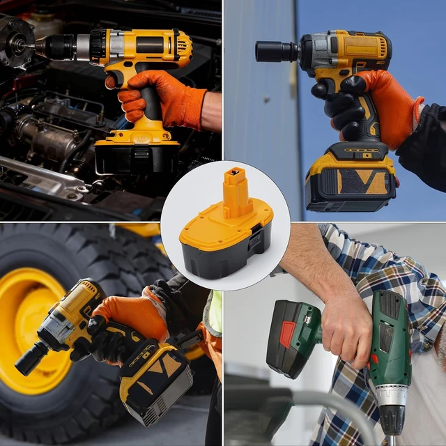 Alt view image 6 of 7 - Upgraded 18V Replacement Battery for DeWalt 18V XRP Tools, 2-Pack