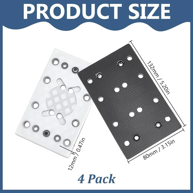 Alt view image 2 of 7 - 4 Pack 489252 3x5 Inch Hard Replacement Pad for RTS 400 Sander