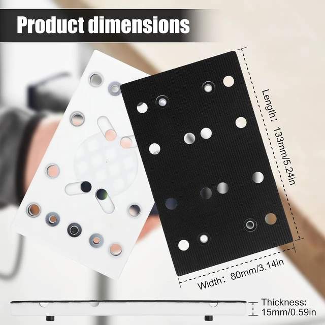 Alt view image 3 of 7 - 3-Pack 489252 StickFix Replacement Sanding Pad for RTS 400