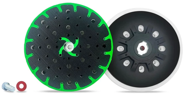 Main image of Upgraded 202460 6-Inch (150mm) Hard Sanding Pad, 48-Hole, M8 Thread, for Festool ETS 150/3 EQ, ETS EC 150/5 EQ, ETS EC 150/3 EQ, ETS 150/5 EQ Sanders, 1 Pack