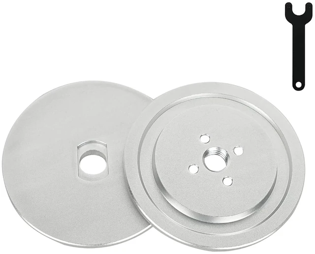 Main image of Self-Clamping Safety Flange Kit for Airway Buffing Wheels Aluminum Insertable Flange Sets for Polishing Wheels, Fits 5/8"-11 Thread Adapters & Airway Buffs with 3" Center Plates