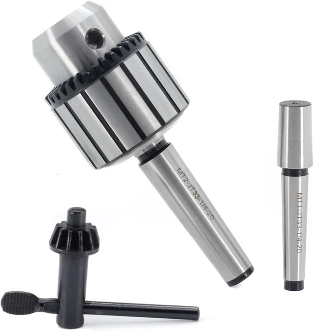 Alt view image 2 of 7 - JT33 Key Type 1/2 Inch (1-13mm) Drill Chuck with MT1 & MT2