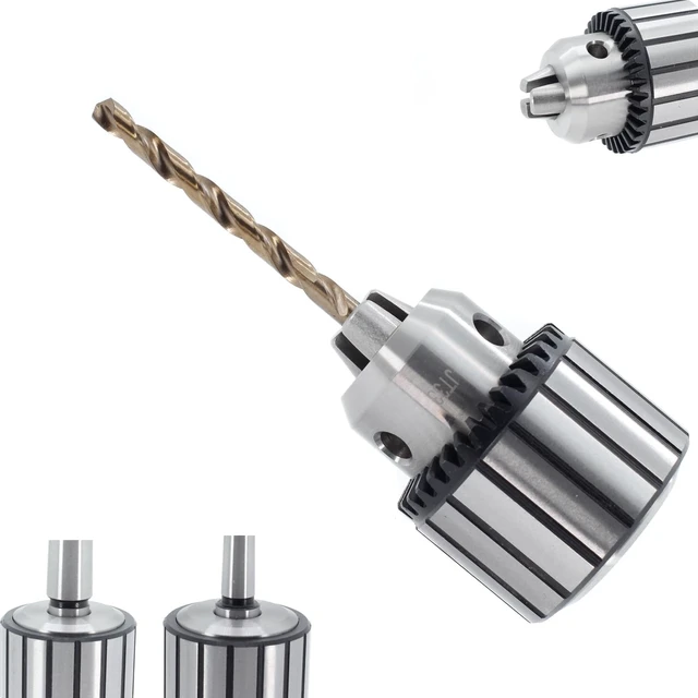 Alt view image 7 of 7 - JT33 Key Type 1/2 Inch (1-13mm) Drill Chuck with MT1 & MT2