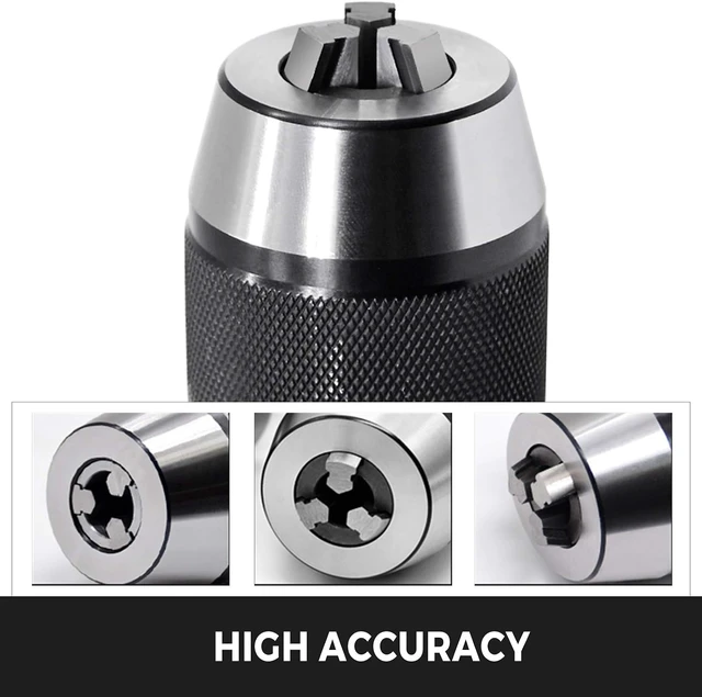 Alt view image 3 of 3 - Orange A 1/2 Inch Integrated Collet Keyless Drill Chuck for CNC Engraving Machine & Milling Lathe