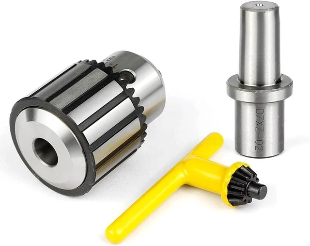 Alt view image 3 of 7 - 5/8 Inch (1-16mm) Drill Chuck with 3/4 Inch Weldon Shank Adapter