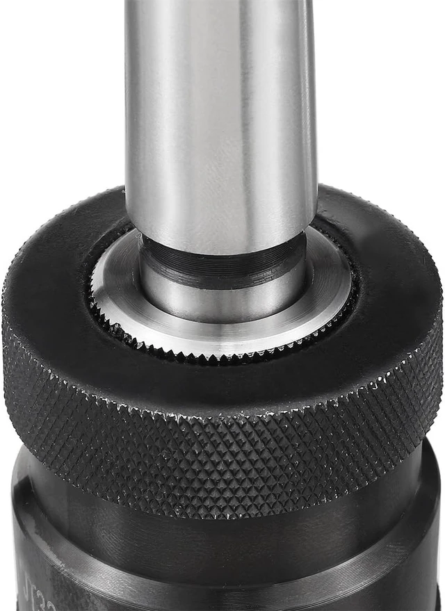 Alt view image 5 of 6 - Adjustable 1/32"-1/2" (1mm-13mm) 3-Jaw Keyless Drill Chuck, MT2 Morse Taper Mount, for Lathes, Milling & Drilling Machines