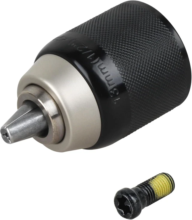 Main image of 42-66-2706 Keyless Drill Chuck with Screw, 1/16"-1/2" Clamp Range, 9/16"-18