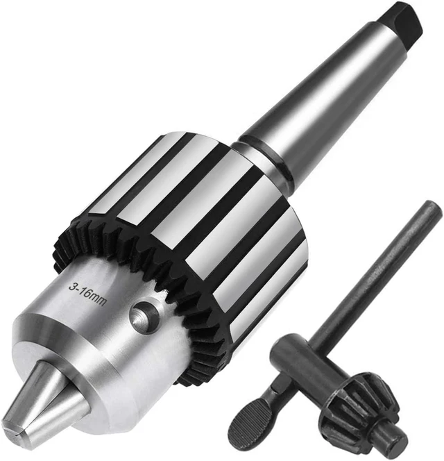 Main image of Super Heavy Duty 5/8" (16mm) Drill Chuck with K32 Key & MT2 Shank