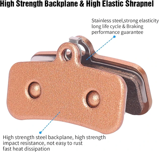 Alt view image 3 of 7 - 25 Pairs 4-Piston Sintered Metal Ebike Brake Pads with Install Tools
