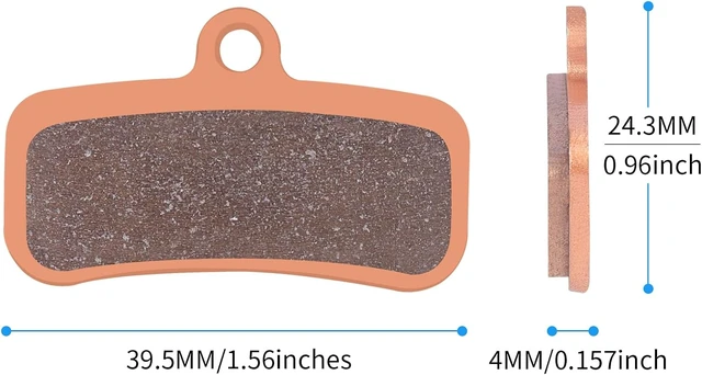 Alt view image 6 of 7 - 25 Pairs 4-Piston Sintered Metal Ebike Brake Pads with Install Tools