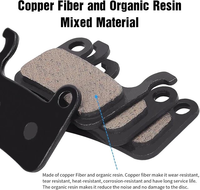 Alt view image 4 of 7 - 25 Pairs Brake Pads for Shimano XTR M975 M966 M965, SLX M665, LX M596, Deore XT MTB & Ebike, with 3 Installation Tools