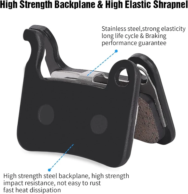 Alt view image 3 of 7 - 25 Pairs Brake Pads for Shimano XTR M975 M966 M965, SLX M665, LX M596, Deore XT MTB & Ebike, with 3 Installation Tools