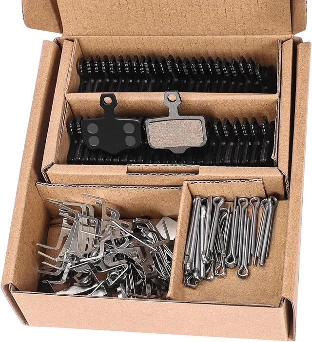 Main image of 25 Pairs Brake Pads for Sram/Avid Elixir E3 E5 E7 DB1 DB3 DB5, MTB & Ebike Disc Brake Pads for Nutt Hydraulic Brakes, with Installation Tools