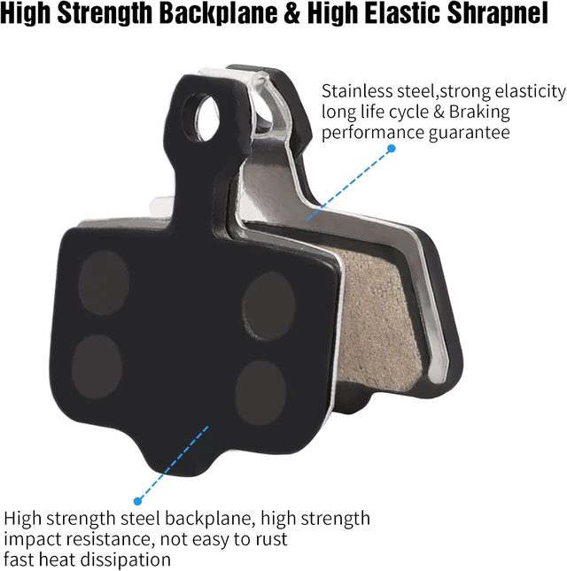 Alt view image 3 of 7 - 25 Pairs Brake Pads for Sram/Avid Elixir E3 E5 E7 DB1 DB3 DB5, MTB & Ebike Disc Brake Pads for Nutt Hydraulic Brakes, with Installation Tools