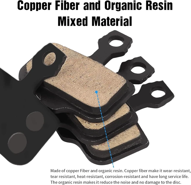 Alt view image 4 of 7 - 25 Pairs Brake Pads for Sram/Avid Elixir E3 E5 E7 DB1 DB3 DB5, MTB & Ebike Disc Brake Pads for Nutt Hydraulic Brakes, with Installation Tools