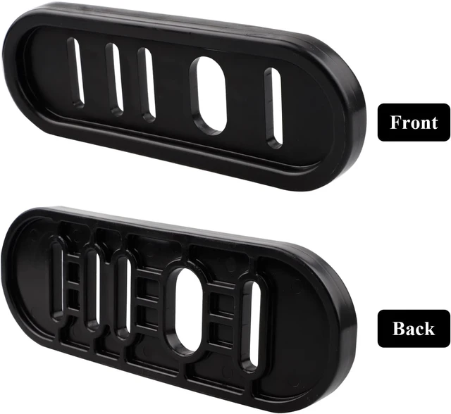Alt view image 3 of 3 - 490-241-0010 Snowblower Skid Shoes for Universal Snow Thrower, with Shear Pins & Carriage Bolts