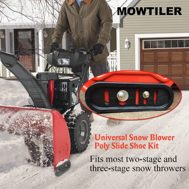 Main image of 490-241-0010 Snowblower Skid Shoes for Universal Snow Thrower, with Shear Pins & Carriage Bolts