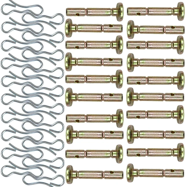 Alt view image 2 of 2 - 738-04124A & 714-04040 Shear Pins & Cotter Pins Kit for Snowblower, 20 Pack
