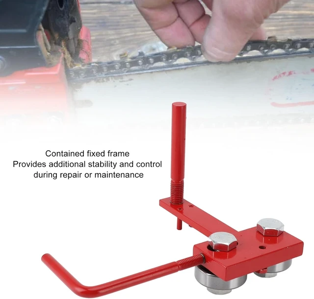 Alt view image 3 of 7 - Cast Iron & Aluminum Chainsaw Bar Rail Tightening Repair Tool, Closing Adjuster for Chain Grinding
