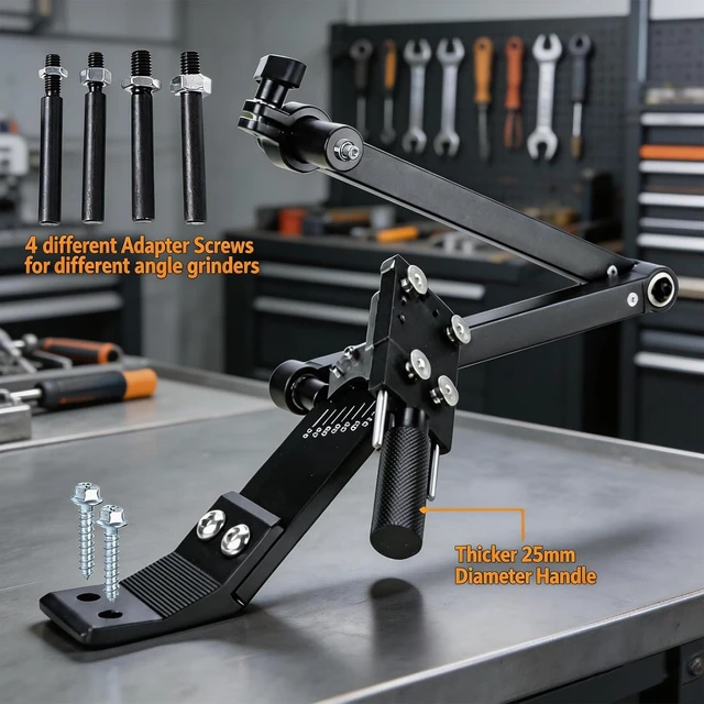 Alt view image 3 of 7 - Updated 15°-45° Adjustable Lawn Mower Blade Sharpener