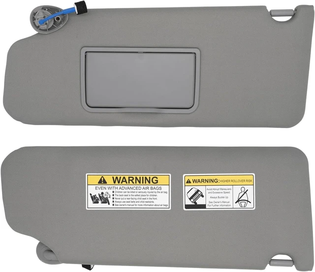 Alt view image 7 of 7 - Driver (Left) Side Sun Visor for Honda Pilot 2009-2015