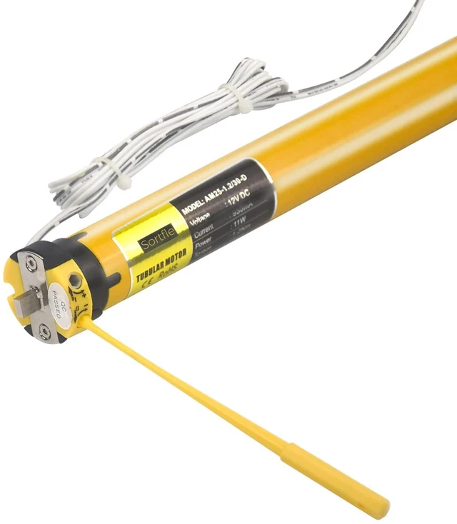 Main image of 12V DC Hardwired RV Shade Motor Replacement Window Blind Motor with Built-in Limit Switch, Adjustable by Allen Wrench