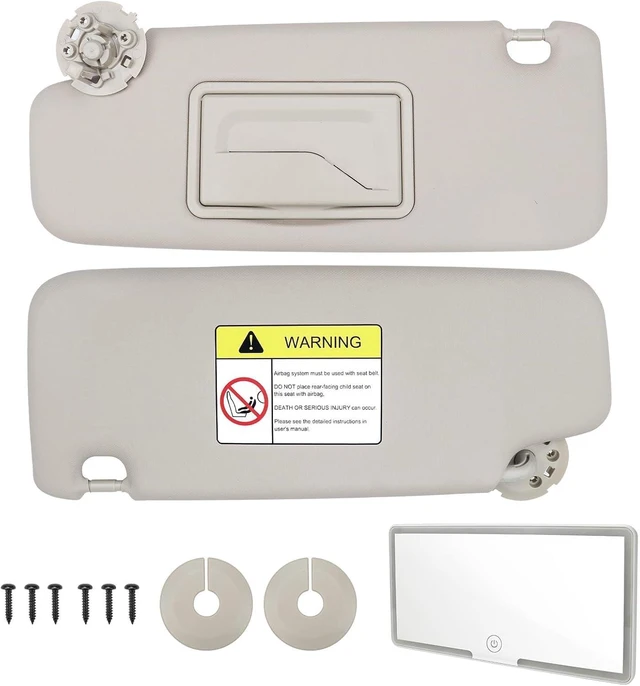 Main image of Gray Sun Visor Pair 95034256 & 95034253, Without Light