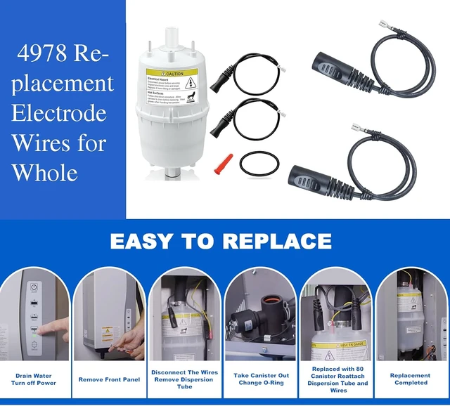 Alt view image 6 of 7 - 2-Pack Electrode Wire Replacement for AprilAire 4978
