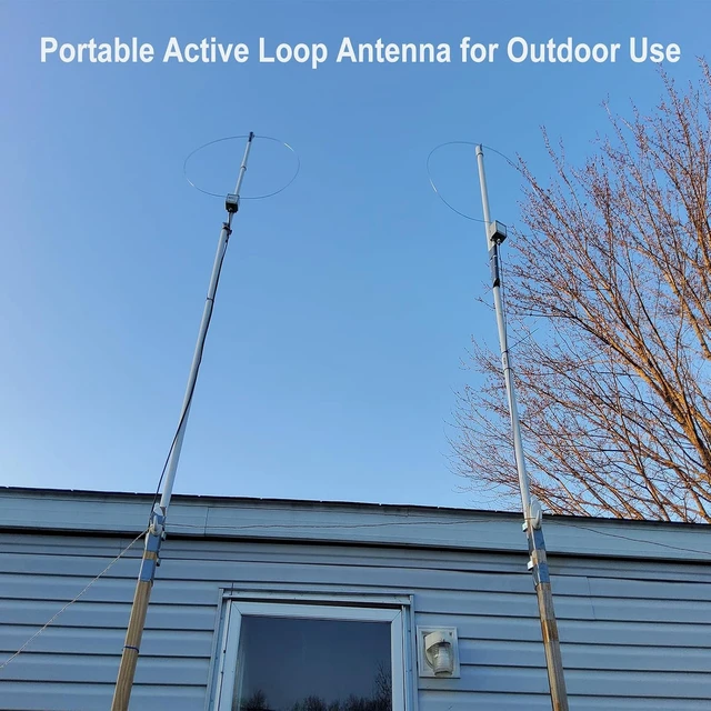 Alt view image 2 of 7 - K-180WLA Active Loop Antenna, 0.1-180MHz Shortwave Radio Antenna