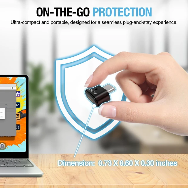 Alt view image 5 of 7 - Nano-C for Business USB-C FIDO2 Security Key L1, MFA & Passkey Access for School ERP & Employee Accounts, Coinbase/Google Workspace Compatible, 2 Pack