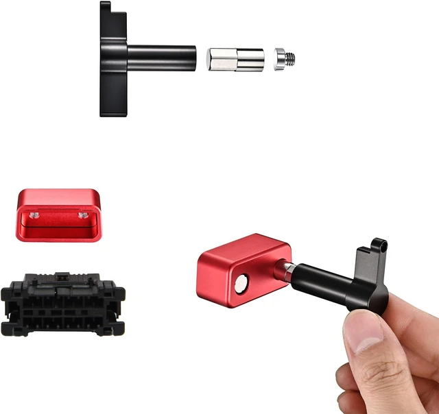 Alt view image 3 of 6 - OBD2 Port Anti-Theft Lockout Tool, OBD Port Protector for Cars, SUVs & Trucks (Red)