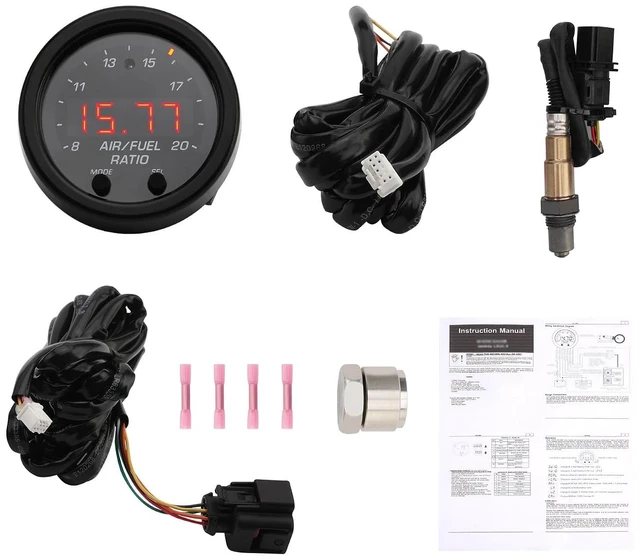 Main image of 30-0300 Wideband UEGO Air/Fuel Ratio Gauge 52mm (2-1/16"), AFR/Lambda Controller Kit with LSU 4.9 Sensor