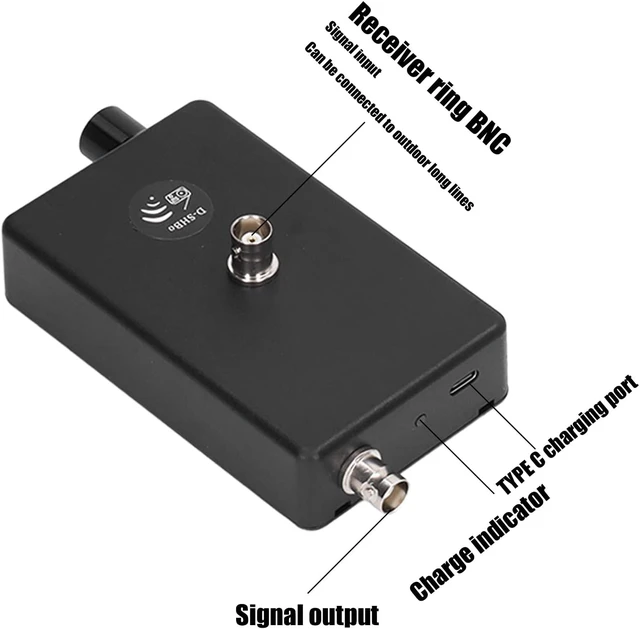 Alt view image 5 of 7 - 3-30MHz Stainless Steel Active Loop Shortwave Antenna, Short Radio Receiving Antenna