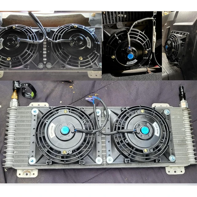 Alt view image 4 of 7 - Universal 6" Electric Radiator Cooling Fans Pull Type, Pack of 2