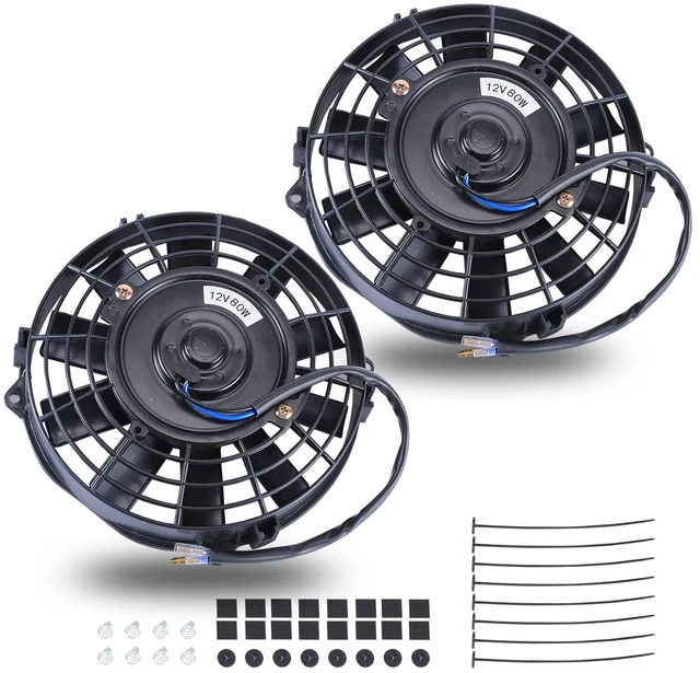 Main image of 7-Inch Slim Push/Pull Electric Radiator Cooling Fan, Black