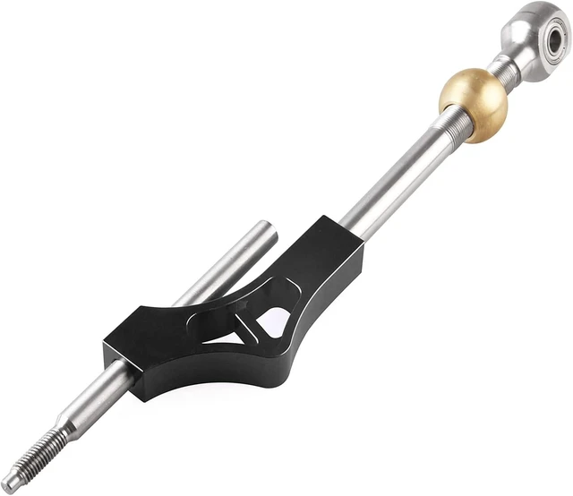 Main image of RYANSTAR Adjustable Shifter Extender Short Shifter Compatible with Civic CRX Del Sol Acura Integra B/D Series Engine, Black