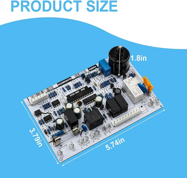 Alt view image 4 of 7 - Refrigerator Power Circuit Board Kit, 628661