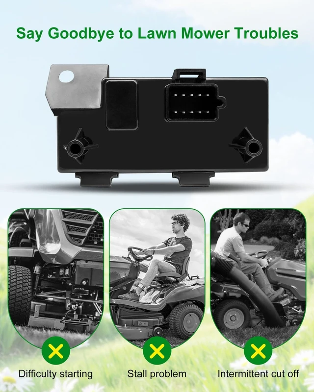 Alt view image 5 of 6 - AM141075 Electronic Control Unit Module, Fits John Deere X300 X300R X304