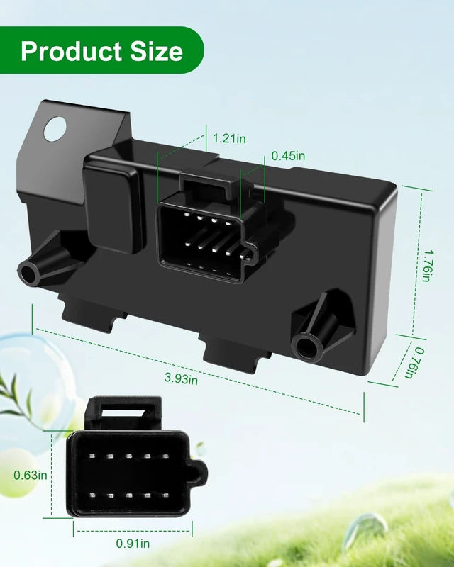 Alt view image 6 of 6 - AM141075 Electronic Control Unit Module, Fits John Deere X300 X300R X304