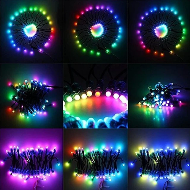 Alt view image 7 of 7 - 500 PCS DC5V WS2811 12mm Diffused Digital RGB LED Pixel Lights Individually Addressable Round Module, IP68 Waterproof