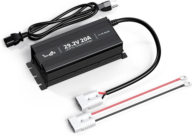 Main image of 24V 20A Mini LiFePO4 Lithium Battery Charger with LED Indicators